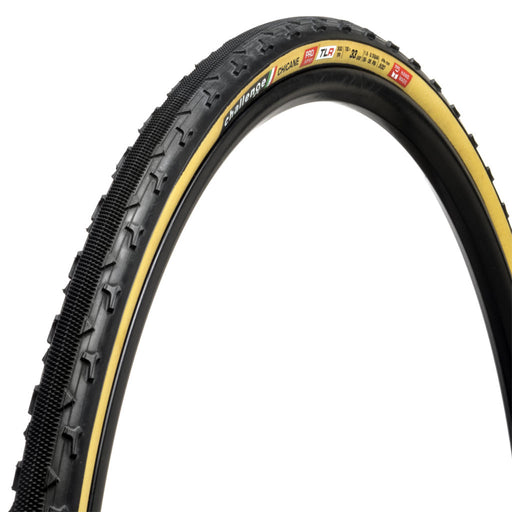 Challenge Tire Chicane Tire, TLR - 700 x 33 Black/Tan