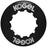 Kogel Bearings Center Lock Internal Spline Rotor Lockring, Black