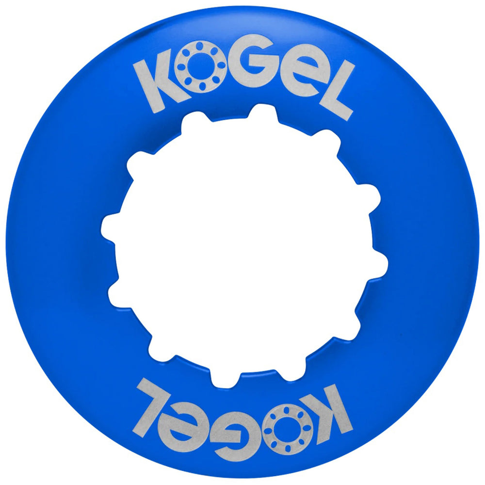 Kogel Bearings Center Lock Internal Spline Rotor Lockring, Blue