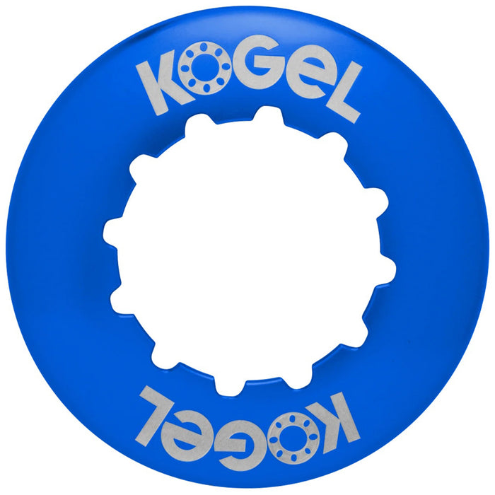 Kogel Bearings Center Lock Internal Spline Rotor Lockring, Blue