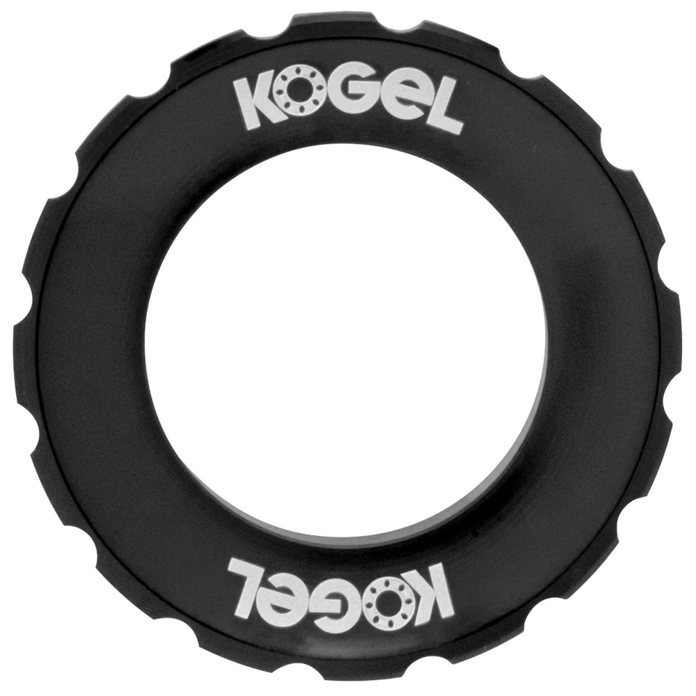 Kogel Bearings Center Lock Rotor Lockring, Black