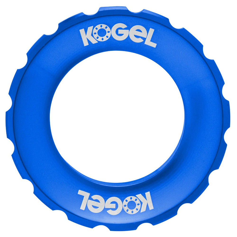 Kogel Bearings Center Lock Rotor Lockring, Blue