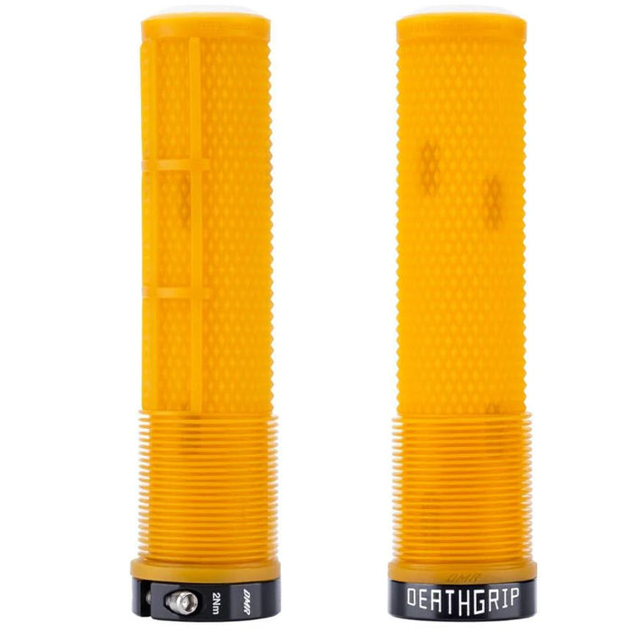 DMR Flangeless DeathGrip 2 Bike Grips Pair, Thick - Gum Marble