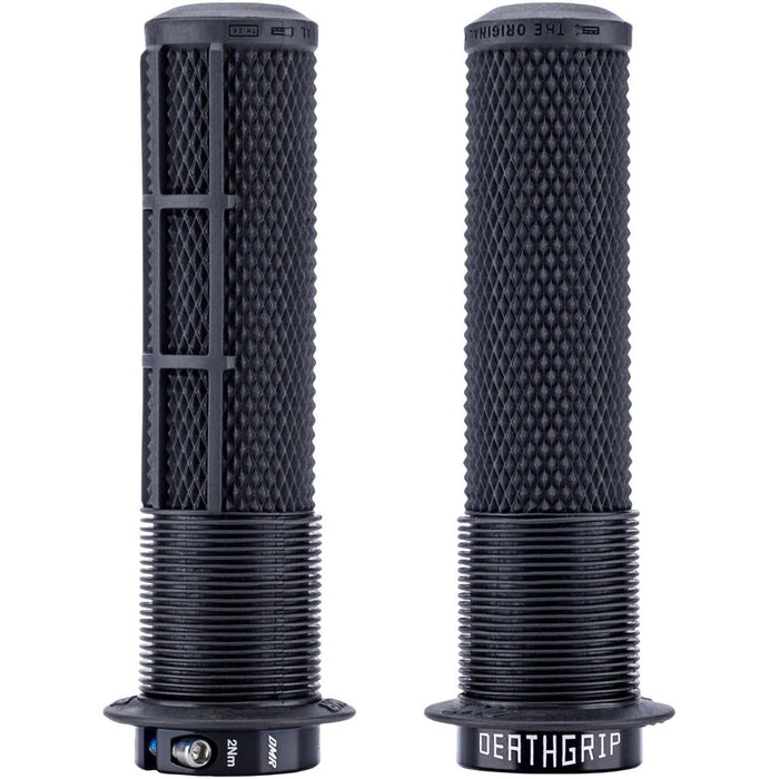 DMR Flanged DeathGrip 2 Bike Grips Pair, Thick - Black