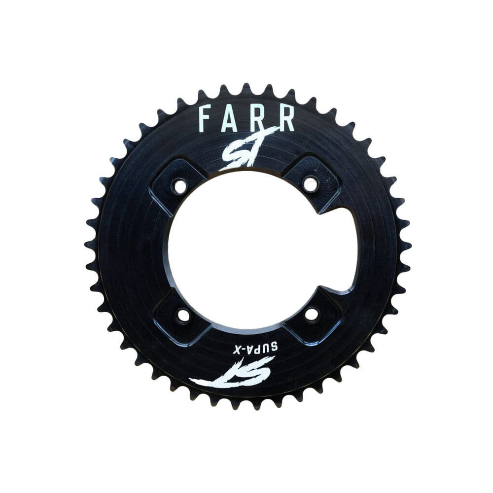 Farr-ST BMX Supa-X CNC Chainring, 104BCD x 47t, Black