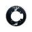 Farr-ST BMX Supa-X CNC Chainring, 104BCD x 49t, Black