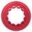 Absolute Black Center Lock Rotor Lockring, Red