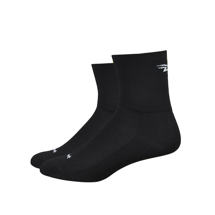 DeFeet Aireator 3" D-Logo Socks, 9.5-11.5, Black