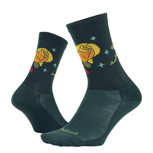 DeFeet Aireator 6" Thorny Rose, 12+, Green