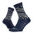 DeFeet Aireator 6" Topo Socks, 7-9 , Navy/White