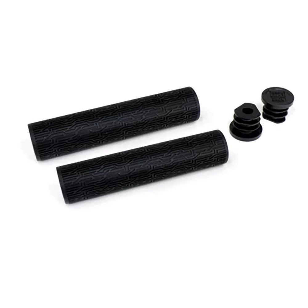 RockShox Textured Slip-On Grips, 135mm, Black, Pair