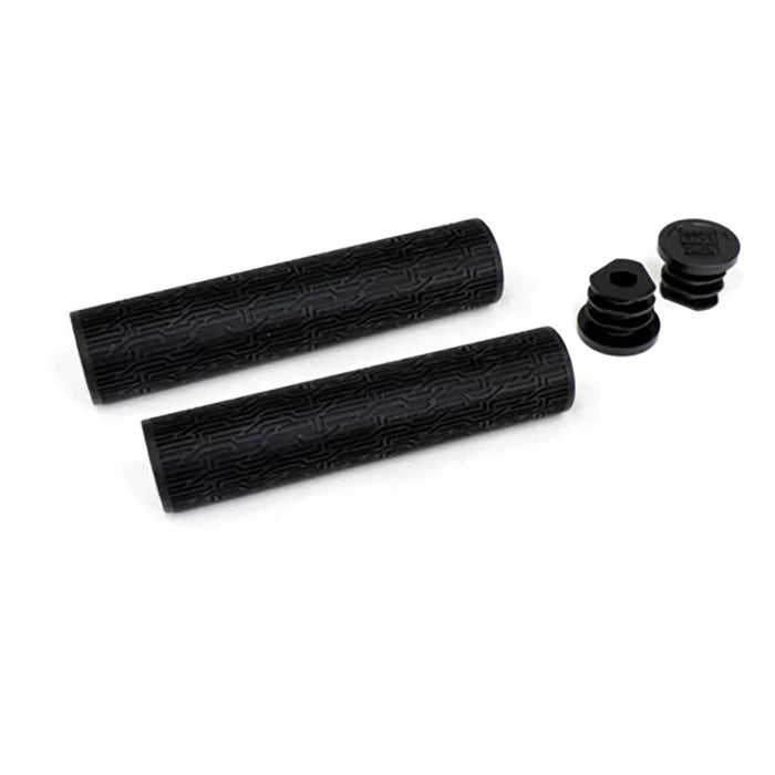 RockShox Textured Slip-On Grips, 135mm, Black, Pair