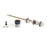 RockShox DebonAir Air Spring Assembly, 140mm, 27/29, Psylo Gold