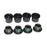 SRAM 5/6 Dual-Hex Chainring Bolt Set, 8pc Steel, Black