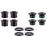 SRAM 5/6 Dual-Hex Chainring Bolt Set, 8pc Steel, Black