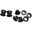 SRAM 5/6 Dual-Hex Chainring Bolt Set, 12pc Steel, Black