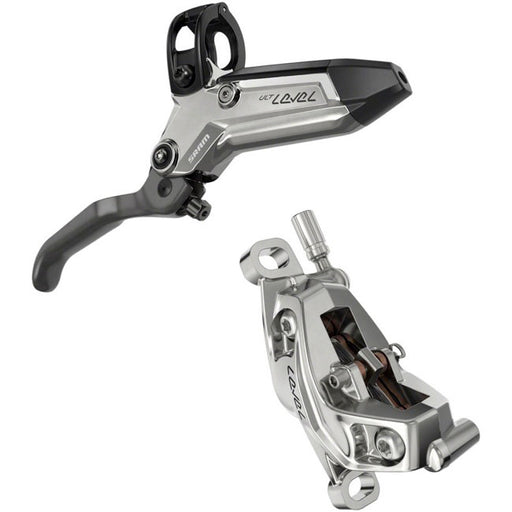 SRAM Level Ultimate Stealth 4-Piston Disc Brake, Front, Clr