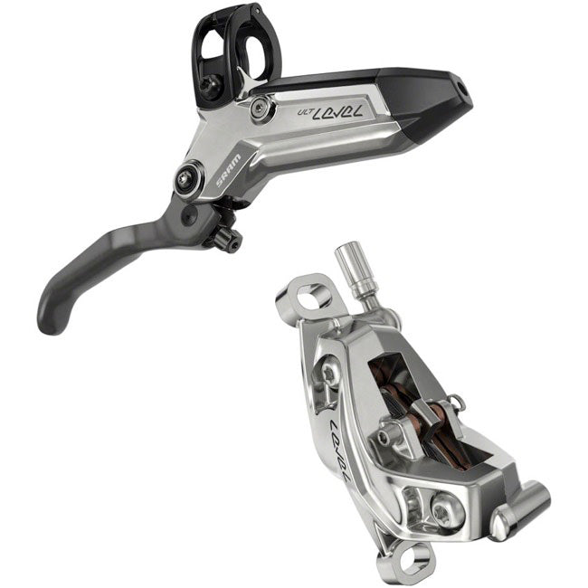 SRAM Level Ultimate Stealth 4-Piston Disc Brake, Front, Clr