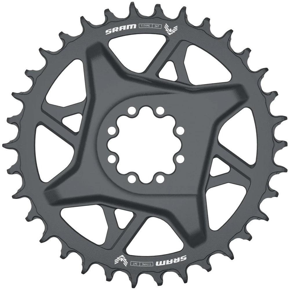 SRAM GX Eagle T-Type 12sp Boost DM Chainring, 34t, Black