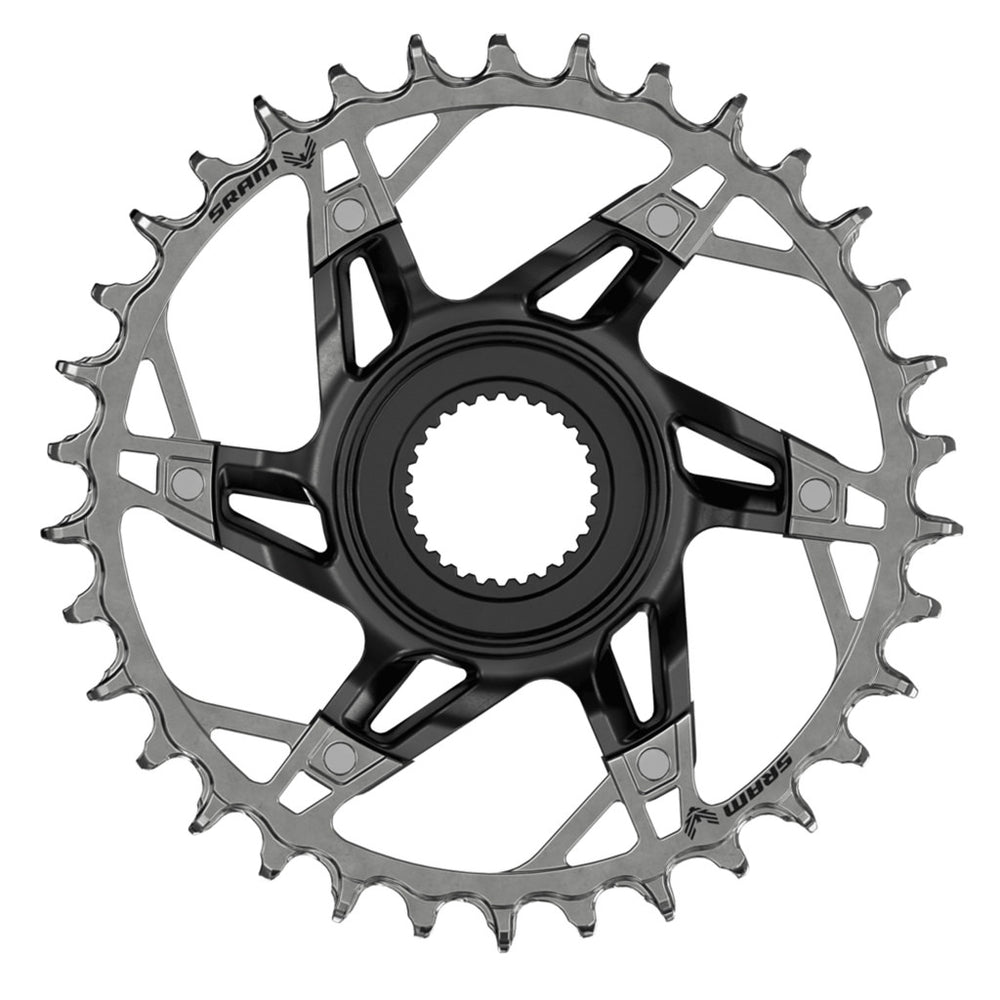SRAM XX T-Type E-MTB Chainring, Bosch Gen 4, 34t, Blk/Slv
