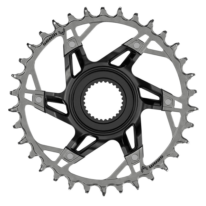 SRAM XX T-Type E-MTB Chainring, Bosch Gen 4, 34t, Blk/Slv