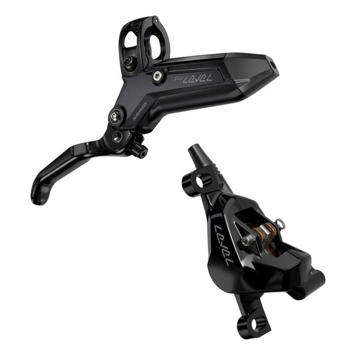 SRAM Level Silver Stealth 2-Piston Disc Brake, Front, Blk