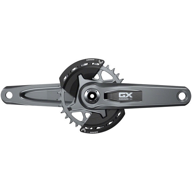 SRAM GX Eagle 12sp T-Type Wide Cranks w/Guard, 32t, 165mm