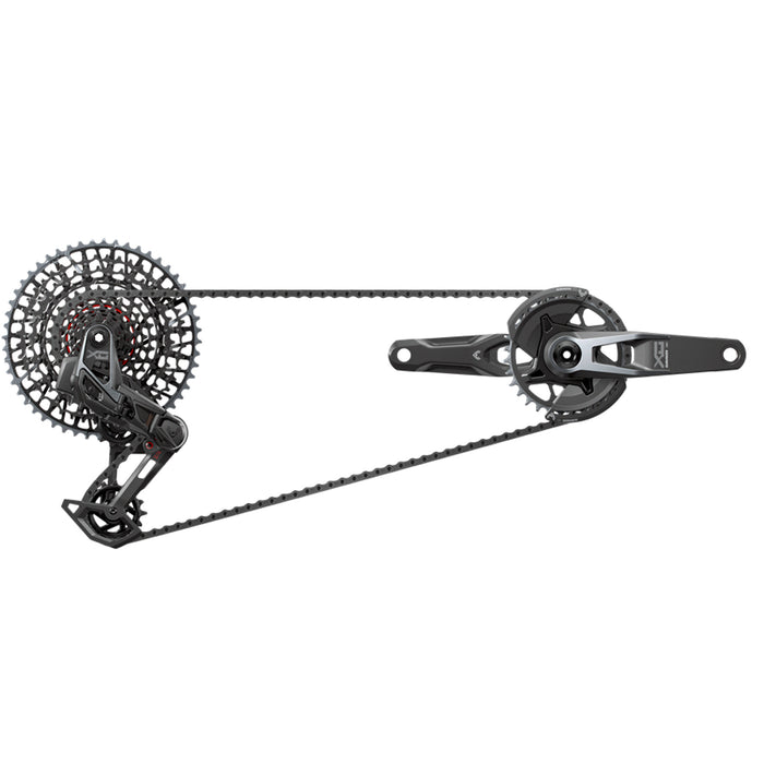 SRAM X0 T-Type Eagle V2 AXS Groupset, 170mm, Black