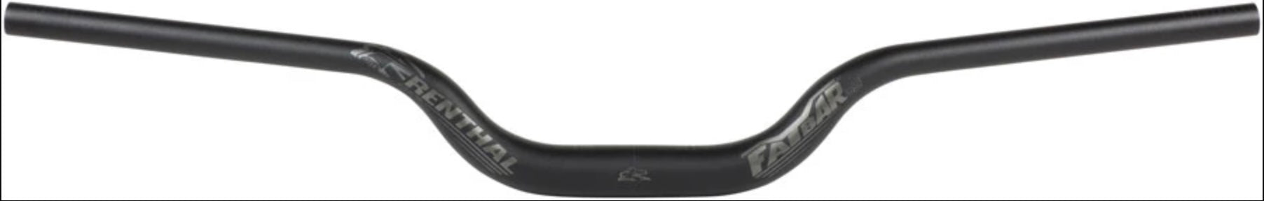 Renthal Fatbar 35 Riser Bar, (35.0) 70mm/820mm, Black