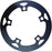 Samox BG22 Chainring Guard/Guide - For 36-46t, 110 BCD, Aluminum, Black