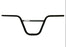 Cult Hawk BMX Handlebar - 8.8", Black