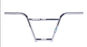 Cult Begin Cuatro BMX Handlebar - 4 Piece, 9", Chrome