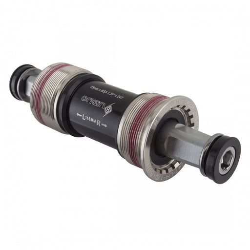 ORIGIN8 Torqlite Square Taper BB 73mm x 116mm English Square JIS Alloy Bottom Bracket