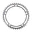 ORIGIN8 Alloy Classic144mm 5-bolt 44T 6061-T6 Silver Chainring