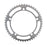 ORIGIN8 Alloy Classic144mm 5-bolt 48T 6061-T6 Silver Chainring