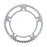 ORIGIN8 Alloy Classic144mm 5-bolt 49T 6061-T6 Silver Chainring