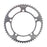 ORIGIN8 Alloy Classic144mm 5-bolt 53T 6061-T6 Silver Chainring