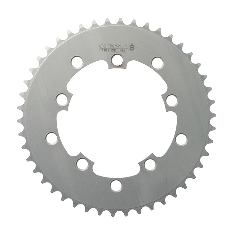 ORIGIN8 Single Speed 110mm/130mm 5-bolt 46T Silver Chainring