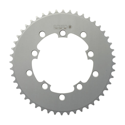 ORIGIN8 Single Speed 110mm/130mm 5-bolt 48T Silver Chainring