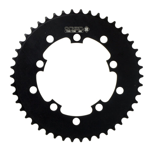 ORIGIN8 Single Speed 110mm/130mm 5-bolt 46T Black Chainring