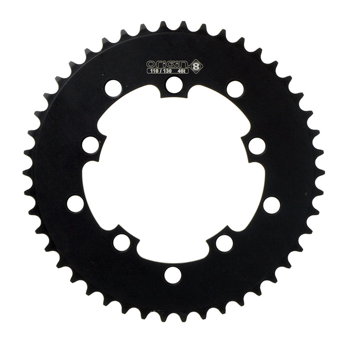 ORIGIN8 Single Speed 110mm/130mm 5-bolt 46T Black Chainring