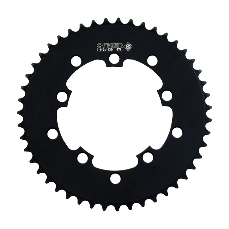 ORIGIN8 Single Speed 110mm/130mm 5-bolt 47T Black Chainring