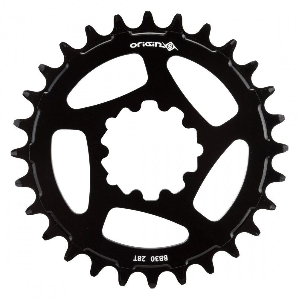 ORIGIN8 Holdfast Direct 1x BB30 Direct Mount 28T 7075AL Black Chainring