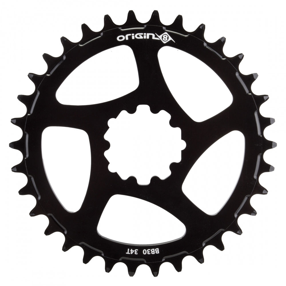 ORIGIN8 Holdfast Direct 1x BB30 Direct Mount 34T 7075AL Black Chainring