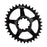 ORIGIN8 Holdfast Oval Direct 1x GXP Direct Mount 34T 7075AL Black Chainring