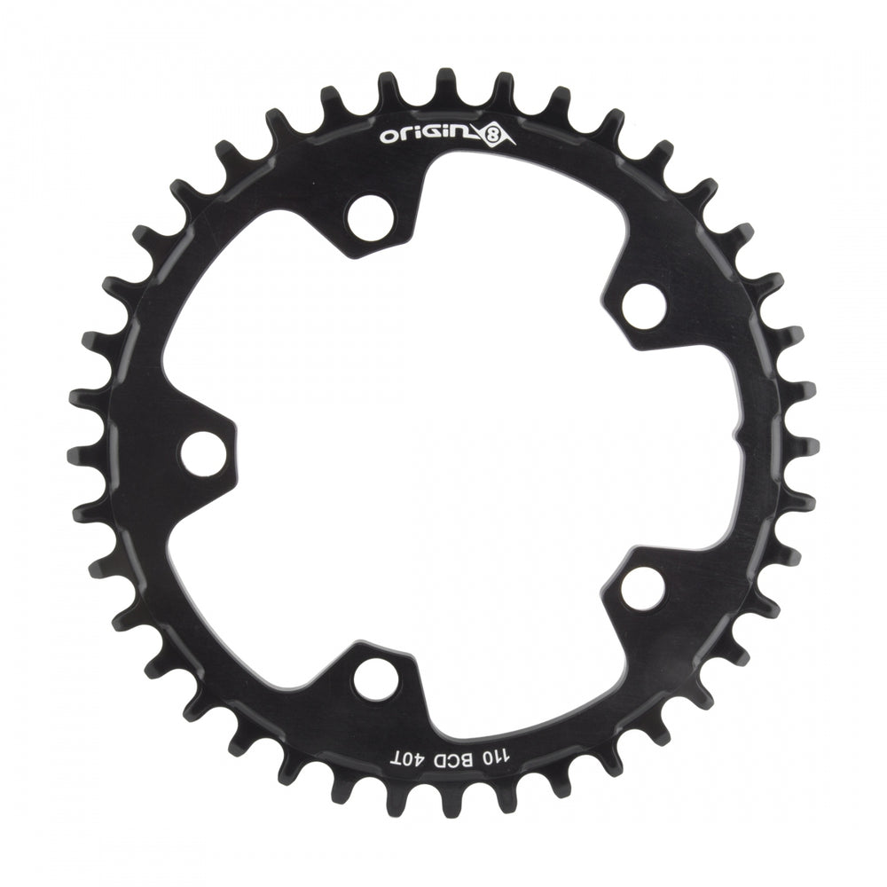 ORIGIN8 Holdfast 1x 110mm BCD 110mm 5-bolt 40T 7075AL 1x Black Chainring