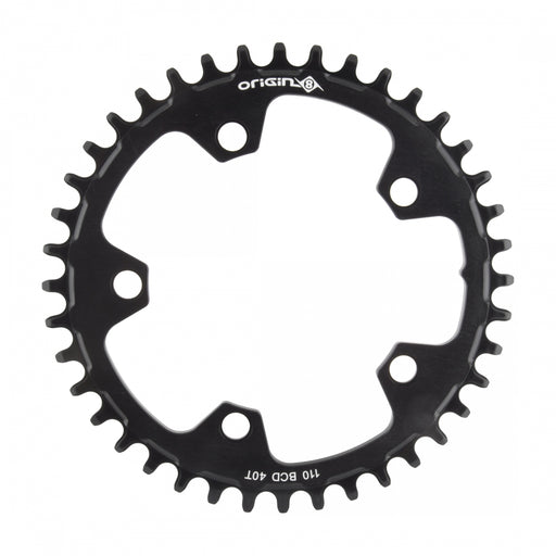 ORIGIN8 Holdfast 1x 110mm BCD 110mm 5-bolt 40T 7075AL 1x Black Chainring