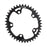 ORIGIN8 Holdfast Oval 1x 110mm BCD 110mm 5-bolt 40T 7075AL 1x Black Chainring