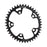 ORIGIN8 Holdfast Oval 1x 110mm BCD 110mm 5-bolt 42T 7075AL 1x Black Chainring