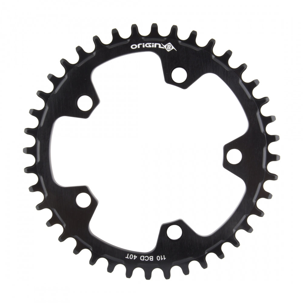 ORIGIN8 Holdfast 1x 110mm BCD 110mm 5-bolt 40T SRAM hidden bolt Black Chainring